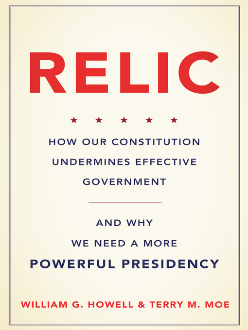 Title details for Relic by William G Howell - Available